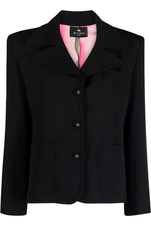 Etro Blazer boutonné à poches à rabat