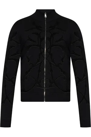 VERSACE Cardigan à fermeture zippée