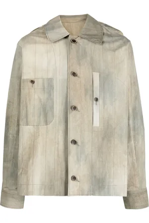 UMA WANG Chemise à effet délavé