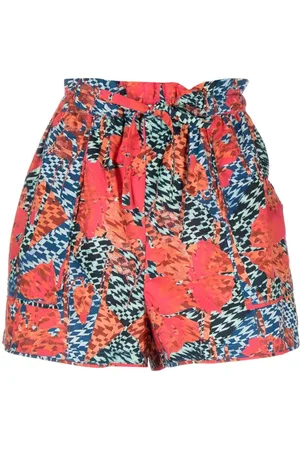 ULLA JOHNSON Mini short Edlyn à taille haute