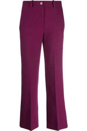 ALYSI Pantalon droit à taille haute