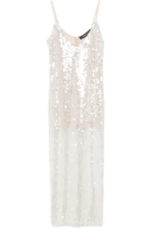 FEDERICA TOSI Robe mi-longue à sequins