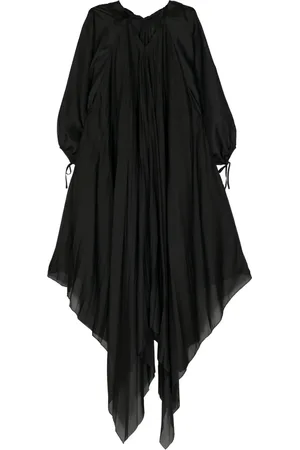 Shanshan Ruan Robe asymétrique à manches bouffantes