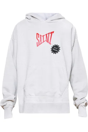 SAINT MXXXXXX Hoodie en coton à logo imprimé