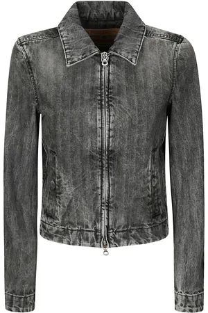 Diesel Veste en jean à effet usé