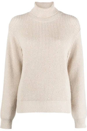 Brunello Cucinelli Pull en maille épaisse à col roulé