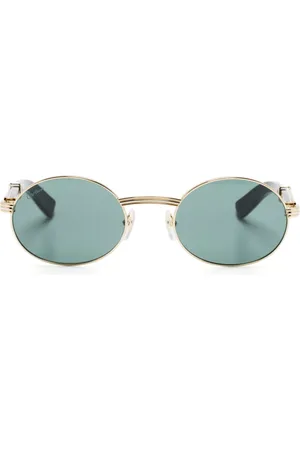 Cartier Lunettes de soleil à monture ovale