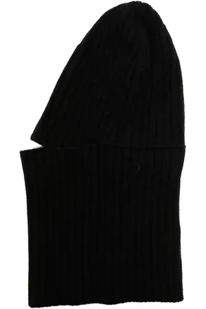 LANEUS Cagoule en laine à design nervuré