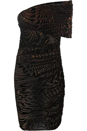 MUGLER Robe courte à épaules dénudées
