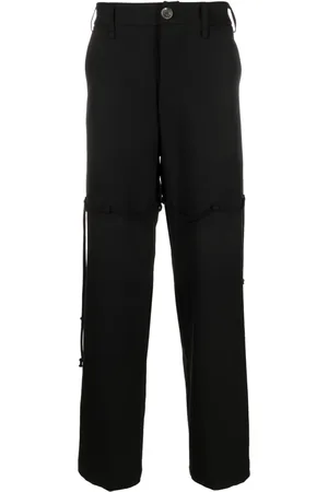 SONG FOR THE MUTE Pantalon droit à patch logo
