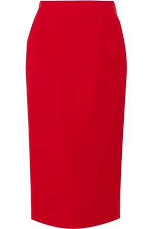 Alessandra Rich Jupe crayon en laine vierge