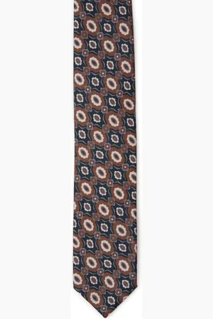 LARDINI Cravate à motif géométrique en jacquard