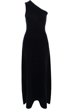 EXTREME CASHMERE Robe longue une épaule
