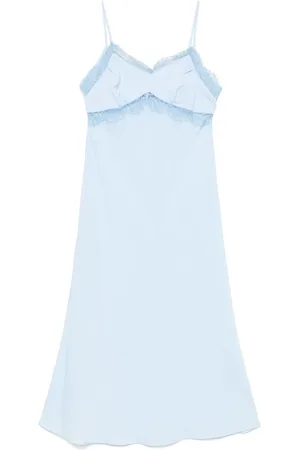 VIVETTA Robe mi-longue bordée de dentelle à coupe mi-longue