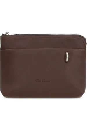 Rick Owens Portefeuille Saddle en cuir