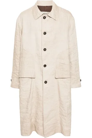 ZIGGY CHEN Manteau boutonné à coupe longue