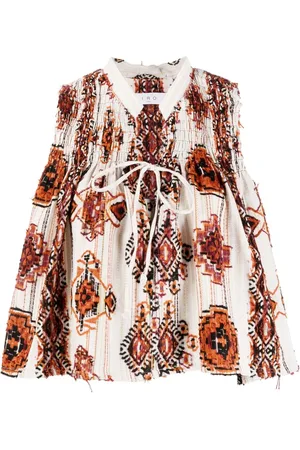 IRO Blouse à imprimé graphique all-over