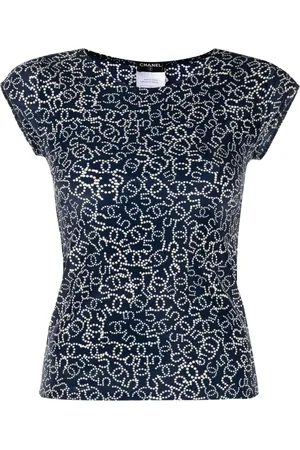 CHANEL T-shirt à logo imprimé (2006)