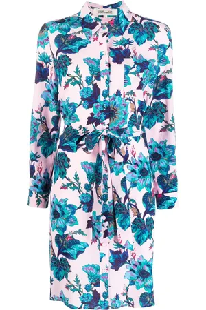 Diane von Furstenberg Robe mi-longue à fleurs
