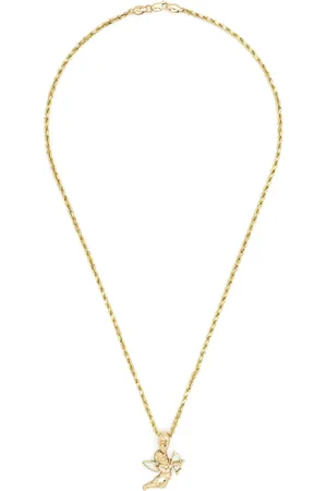 Roses Collier en 14ct à détail de chaine