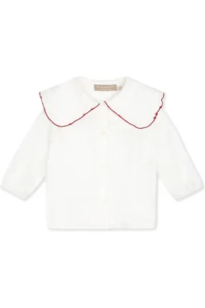 LA STUPENDERIA Chemise à col volanté