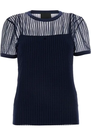 Givenchy T-shirt en tulle à pois