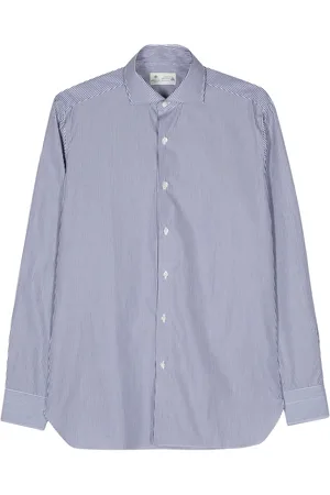 LUIGI BORRELLI NAPOLI Chemise en coton à rayures