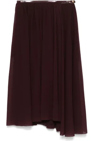 Serafini Jupe mi-longue à design plissé