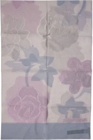 Emporio Armani Foulard à fleurs imprimées
