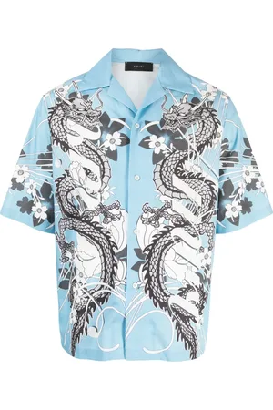 AMIRI Chemise en coton à imprimé graphique