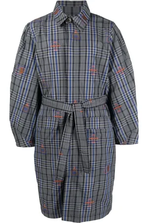 HENRIK VIBSKOV Manteau à carreaux