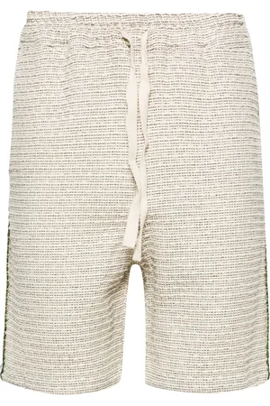 Drôle de Monsieur Short en tweed à bords tressés