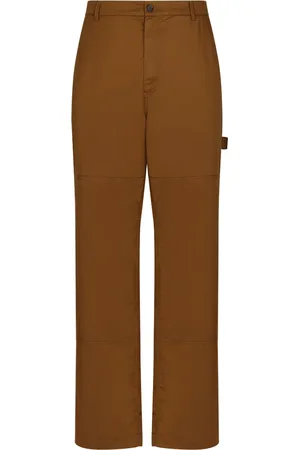 Dolce & Gabbana Pantalon droit à patch logo