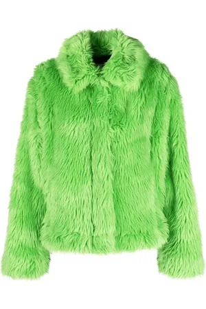 Msgm Veste en fourrure artificielle