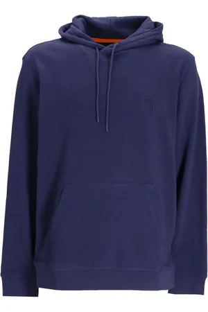 HUGO BOSS Hoodie en coton à patch logo