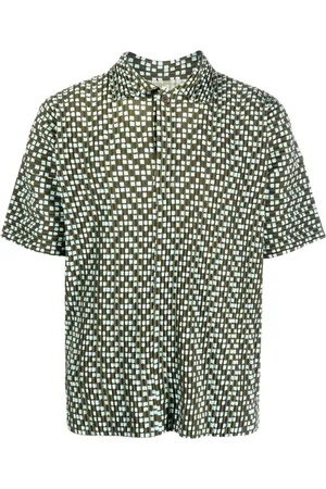 Issey Miyake Chemise imprimée à manches courtes