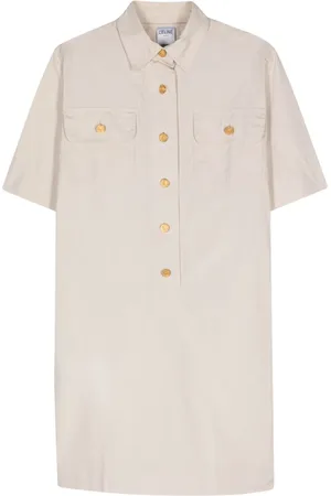Céline Robe en coton (années 1980)
