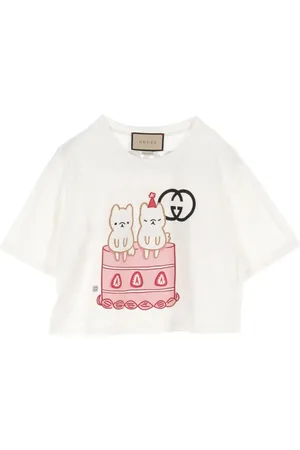 Gucci T-shirt crop en coton (années 2010)