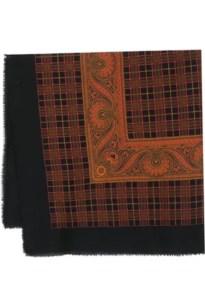 Saint Laurent écharpe à motif cachemire (années 1970)