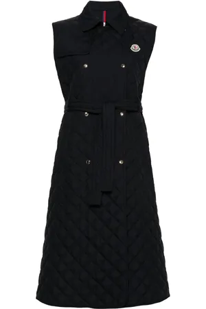 Moncler Trench à design matelassé