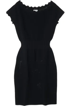 CHANEL Robe courte à col large (1986-1988)