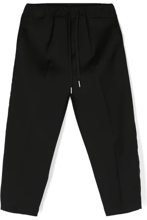 COSTUMEIN Pantalon en laine vierge à lien de resserrage