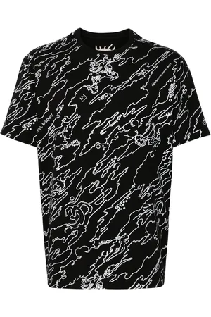 Maharishi T-shirt en coton à imprimé graphique