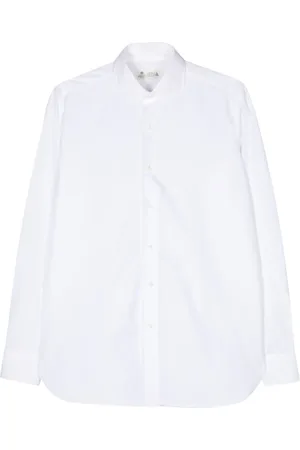LUIGI BORRELLI NAPOLI Chemise en popeline de coton
