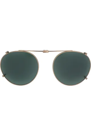 GARRETT LEIGHT Lunettes de soleil rondes à clip