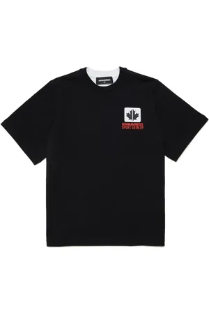 Dsquared2 T-shirt à imprimé feuille d