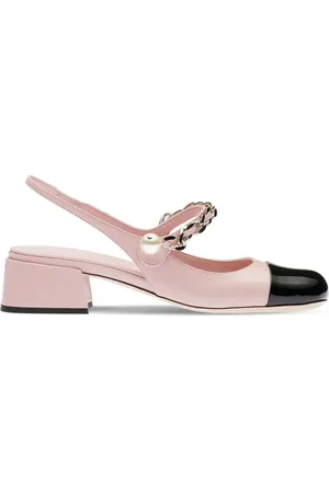 Miu Miu Escarpins en cuir à bride arrière