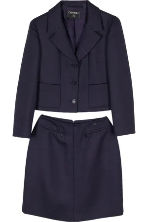 CHANEL Tailleur-jupe à rayures (2001)