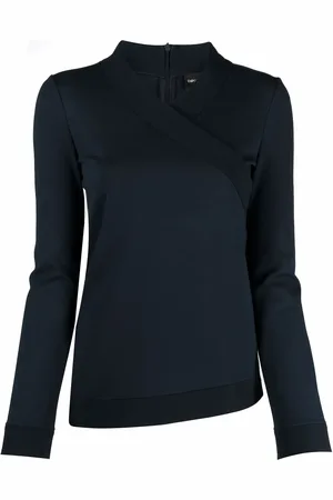 Emporio Armani Pull à encolure croisée