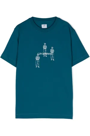 C.P. Company T-shirt en coton à imprimé graphique